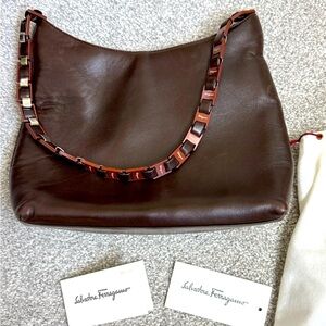 Ferragamo Handbag AU-21 8801 Brown Bag